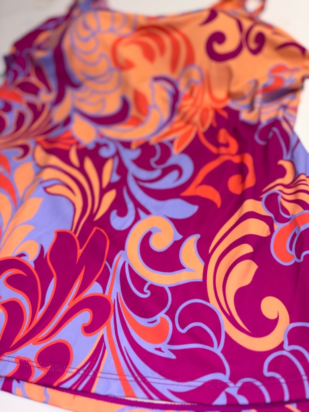AmberNoon II by Dr. Erum Ilyas, specifically in the "Berry Scroll" print 14 - Picture 5 of 9